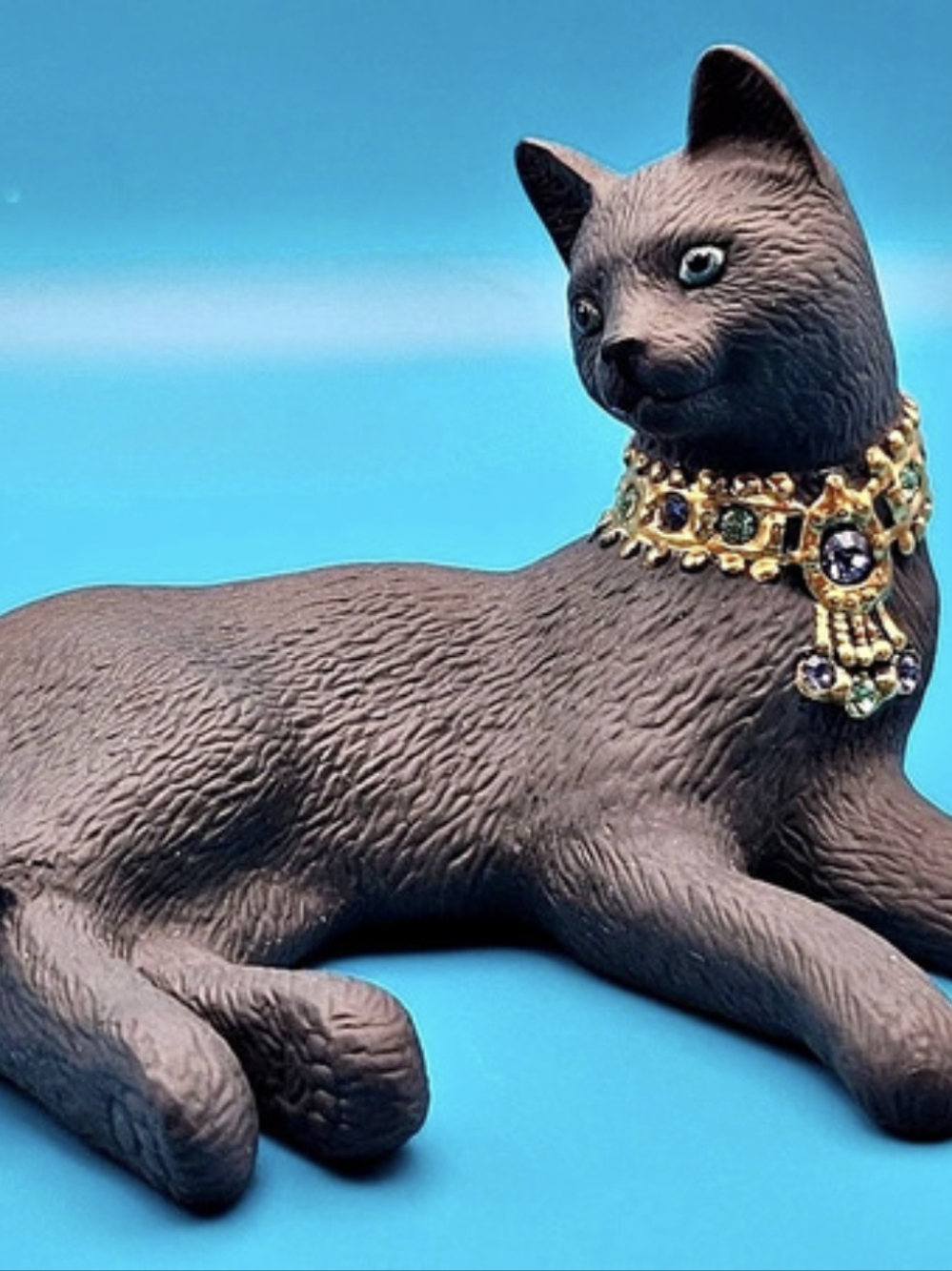 Lenox 'Miss Chievous' Porcelain Black Cat Sculpture